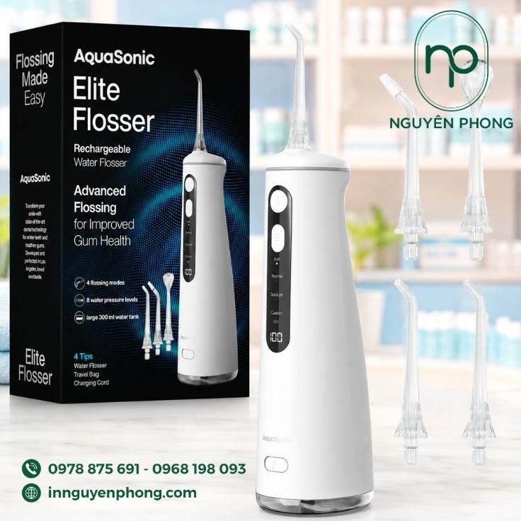 Mâu in hộp đựng máy tăm nước nổi bật sản phẩm 